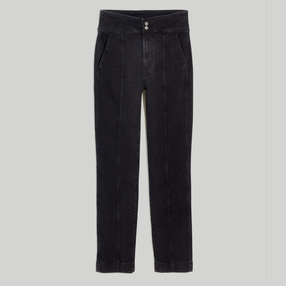 Madewell Perfect Vintage Jean Tuxedo Edition True Black Wash High Rise Size 26